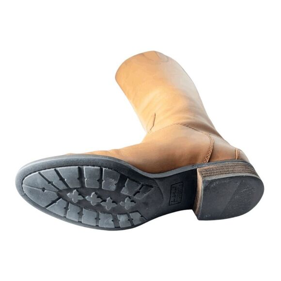 SAM EDELMAN Penny 2 Whiskey Leather Riding Boot Size 8M - Picture 8 of 9